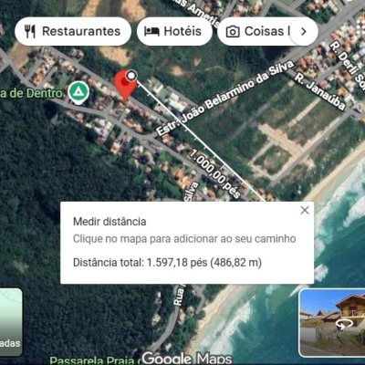Terrenos Residenciais com 383m², no bairro Açores em Florianópolis