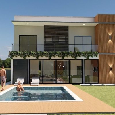 Casa em Condomínio com 343m², 4 quartos, 3 suítes, 4 garagens, no bairro Ingleses do Rio Vermelho em Florianópolis