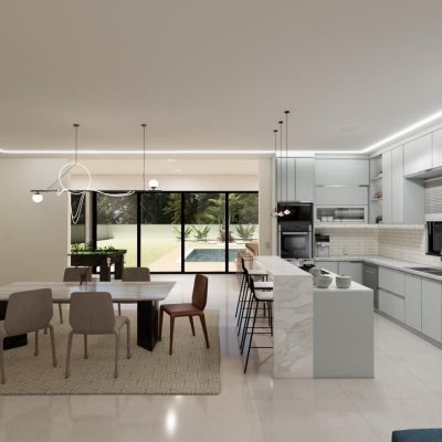 Casa em Condomínio com 343m², 4 quartos, 3 suítes, 4 garagens, no bairro Ingleses do Rio Vermelho em Florianópolis