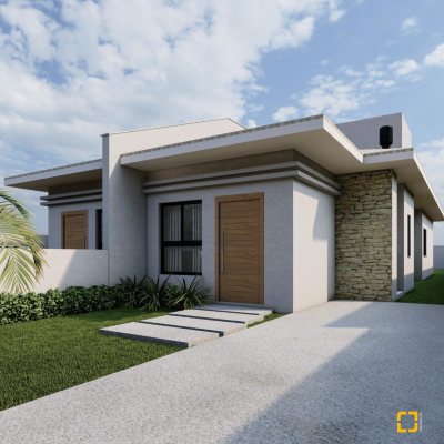 Casa Residencial com 93m², 3 quartos, 1 suíte, 1 garagem, no bairro São João do Rio Vermelho em Florianópolis