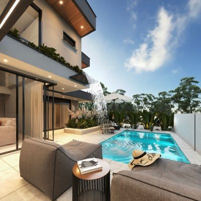 Casa em Condomínio com 296m², 4 quartos, 4 suítes, 2 garagens, no bairro Ingleses do RIo Vermelho em Florianópolis