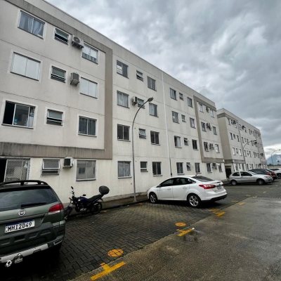 Apartamentos com 40m², 2 quartos, 1 garagem, no bairro Forquilhas em São José