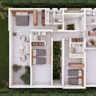 Casa em Condomínio com 297m², 4 quartos, 4 suítes, 6 garagens, no bairro São João Do Rio Vermelho em Florianópolis