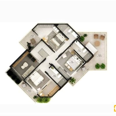 Casa Residencial com 302m², 4 quartos, 4 suítes, 3 garagens, no bairro Cacupé em Florianópolis