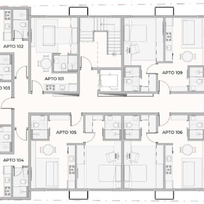 Studio Residencial com 30m², 1 quarto, 1 garagem, no bairro Centro em Florianópolis