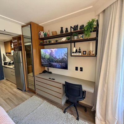 Studio Residencial com 25m², 1 quarto, 1 garagem, no bairro Itacorubi em Florianópolis