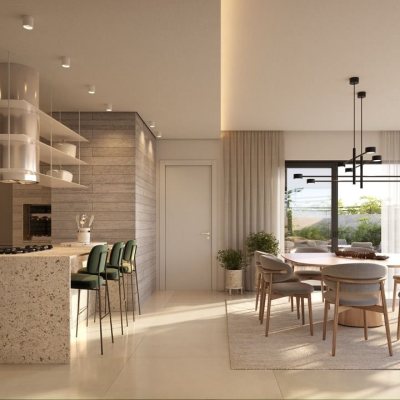 Apartamentos com 51m², 1 quarto, 1 suíte, 1 garagem, no bairro Cachoeira Do Bom Jesus em Florianópolis