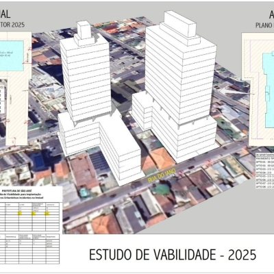 Terreno Comercial/Residencial com 1095m², no bairro Floresta em São José