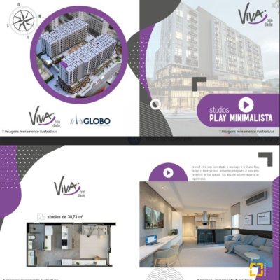 Studio Residencial com 44m², 1 quarto, 1 garagem, no bairro Trindade em Florianópolis