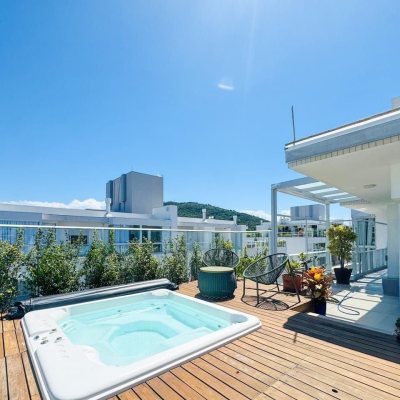 Cobertura com 175m², 3 quartos, 1 suíte, 2 garagens, no bairro Campeche em Florianópolis