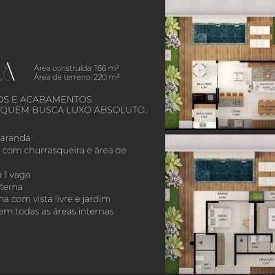 Casa Residencial com 166m², 3 quartos, 3 suítes, 1 garagem, no bairro Canasvieiras em Florianópolis