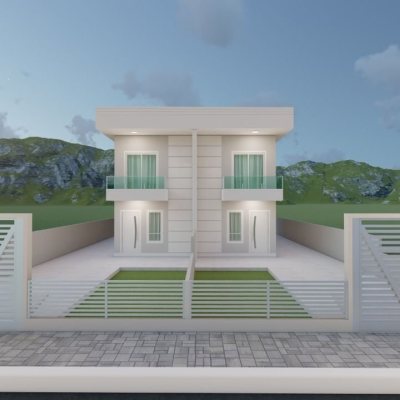 Sobrado Residencial com 107m², 2 quartos, 2 suítes, 1 garagem, no bairro São João Do Rio Vermelho em Florianópolis