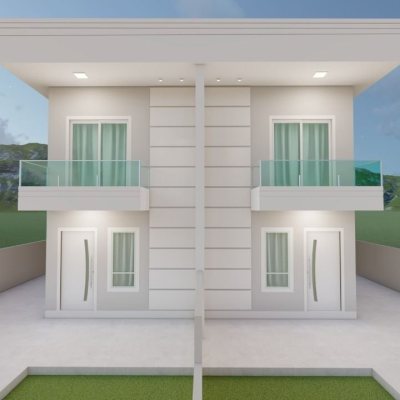 Sobrado Residencial com 107m², 2 quartos, 2 suítes, 1 garagem, no bairro São João Do Rio Vermelho em Florianópolis