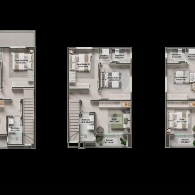 Casa Residencial com 129m², 3 quartos, 1 suíte, 2 garagens, no bairro Vargem Pequena em Florianópolis