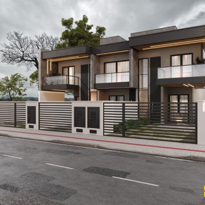 Sobrado Residencial com 81m², 2 quartos, 2 suítes, 1 garagem, no bairro Canasvieiras em Florianópolis