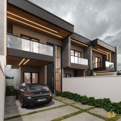 Sobrado Residencial com 85m², 2 quartos, 2 suítes, 1 garagem, no bairro Canasvieiras em Florianópolis