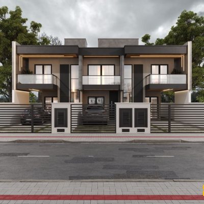 Sobrado Residencial com 85m², 2 quartos, 2 suítes, 1 garagem, no bairro Canasvieiras em Florianópolis