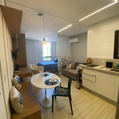 Studio Residencial com 33m², 1 quarto, 1 garagem, no bairro Córrego Grande em Florianópolis