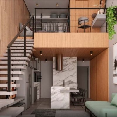 Loft com 54m², 1 quarto, 1 suíte, no bairro Campeche em Florianópolis