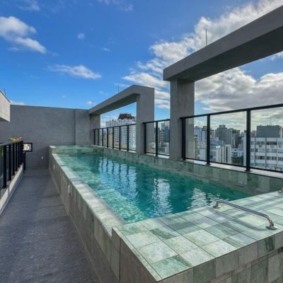 Apartamentos com 37m², 1 quarto, 1 garagem, no bairro Centro em Florianópolis