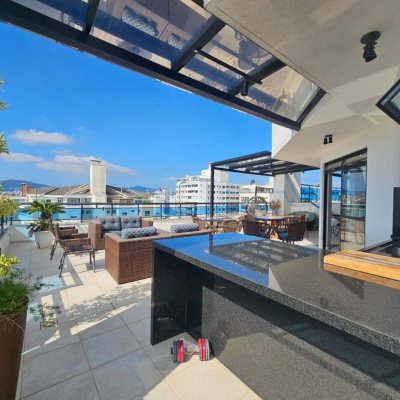 Cobertura com 337m², 3 quartos (sendo 1 suíte), 3 garagens, no bairro Balneário em Florianópolis