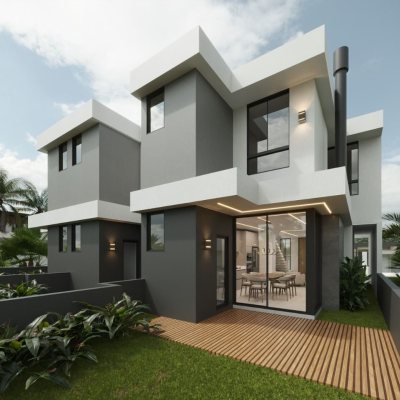 Casa em Condomínio com 150m², 3 quartos, 3 suítes, 5 garagens, no bairro São João Do Rio Vermelho em Florianópolis