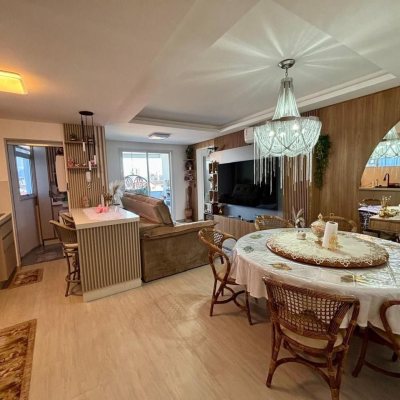 Apartamentos com 92m², 2 quartos, 1 suíte, 2 garagens, no bairro Barreiros em São José