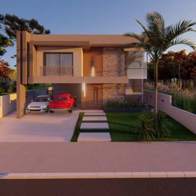 Casa em Condomínio com 272m², 3 quartos, 3 suítes, 2 garagens, no bairro São João Do Rio Vermelho em Florianópolis