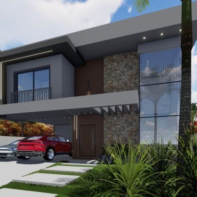 Casa em Condomínio com 272m², 3 quartos, 3 suítes, 2 garagens, no bairro São João Do Rio Vermelho em Florianópolis