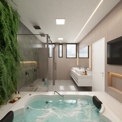 Casa em Condomínio com 281m², 3 quartos, 3 suítes, 2 garagens, no bairro São João Do Rio Vermelho em Florianópolis