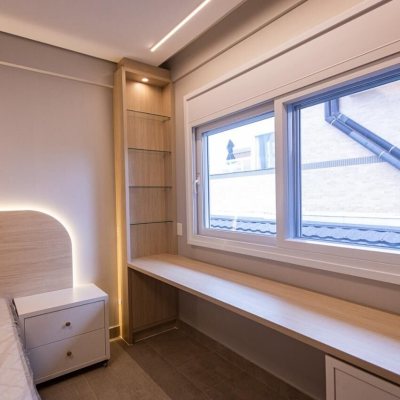 Apartamentos com 128m², 3 quartos, 3 suítes, 2 garagens, no bairro Cachoeira do Bom Jesus em Florianópolis