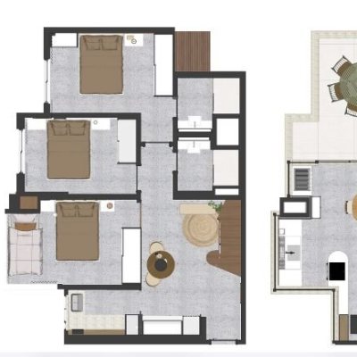 Cobertura com 118m², 3 quartos, 1 suíte, 1 garagem, no bairro Jurerê Internacional em Florianópolis