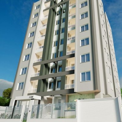 Apartamentos com 59m², 2 quartos, 1 garagem, no bairro Areias em São José