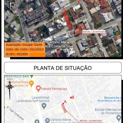Terreno Comercial com 835m², no bairro Trindade em Florianópolis