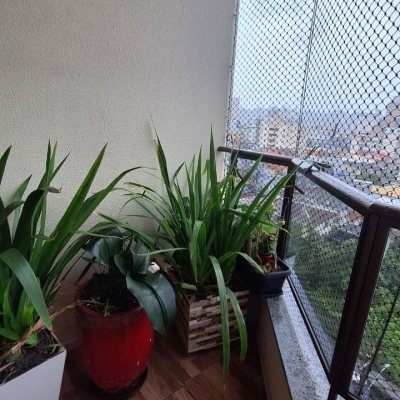 Apartamentos com 58m², 2 quartos, 1 garagem, no bairro Barreiros em São José