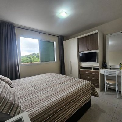 Apartamentos com 88m², 3 quartos (sendo 1 suíte), 2 garagens, no bairro Praia Comprida em São José