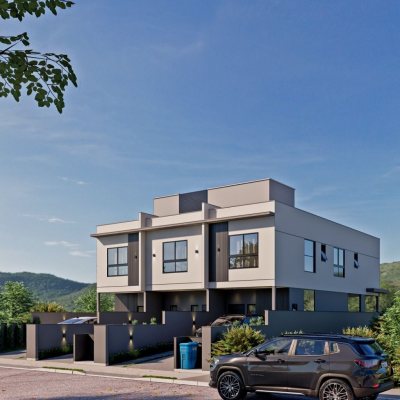 Casa em Condomínio com 115m², 3 quartos (sendo 1 suíte), 1 garagem, no bairro Vargem Do Bom Jesus em Florianópolis