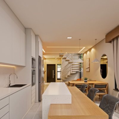 Casa em Condomínio com 115m², 3 quartos (sendo 1 suíte), 1 garagem, no bairro Vargem Do Bom Jesus em Florianópolis