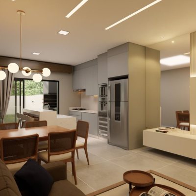 Casa em Condomínio com 108m², 2 quartos (sendo 2 suítes), 1 garagem, no bairro Vargem Do Bom Jesus em Florianópolis