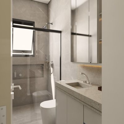 Casa em Condomínio com 108m², 2 quartos (sendo 2 suítes), 1 garagem, no bairro Vargem Do Bom Jesus em Florianópolis