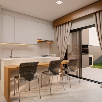 Casa em Condomínio com 115m², 3 quartos (sendo 1 suíte), 1 garagem, no bairro Vargem Do Bom Jesus em Florianópolis