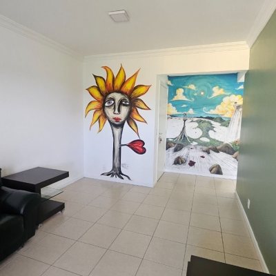 Apartamentos com 53m², 1 quarto, 1 garagem, no bairro Trindade em Florianópolis