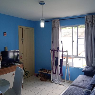 Apartamentos com 57m², 3 quartos, 1 garagem, no bairro Sertão Do Maruim em São José