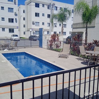 Apartamentos com 43m², 2 quartos, 1 garagem, no bairro Bom Viver em Biguaçu