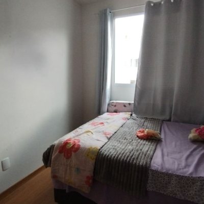 Apartamentos com 43m², 2 quartos, 1 garagem, no bairro Bom Viver em Biguaçu