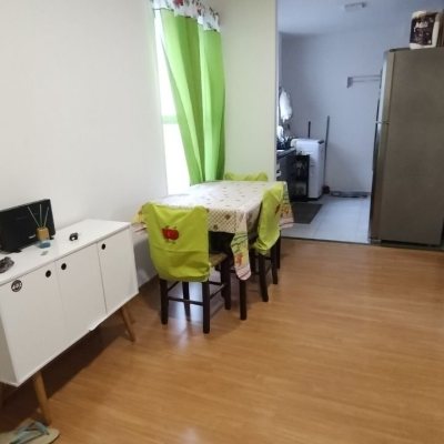 Apartamentos com 43m², 2 quartos, 1 garagem, no bairro Bom Viver em Biguaçu