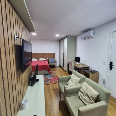Studio Residencial com 35m², 1 quarto, 1 garagem, no bairro Saco Dos Limões em Florianópolis