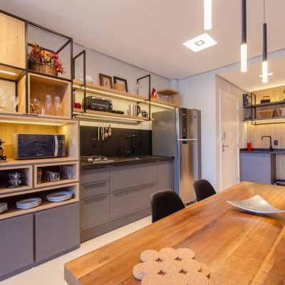 Apartamentos com 46m², 1 quarto, 1 garagem, no bairro Centro em Florianópolis