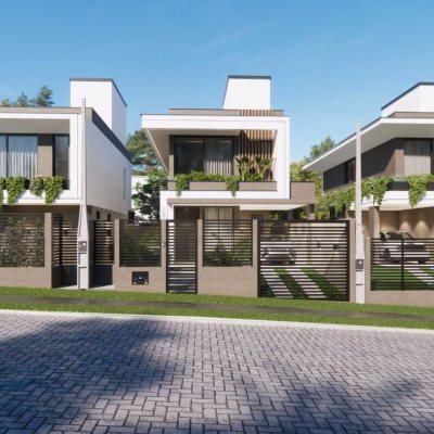 Sobrado Residencial com 110m², 3 quartos, 1 suíte, 2 garagens, no bairro São João Do Rio Vermelho em Florianópolis