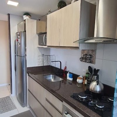 Apartamentos com 64m², 2 quartos (sendo 1 suíte), 2 garagens, no bairro Serraria em São José